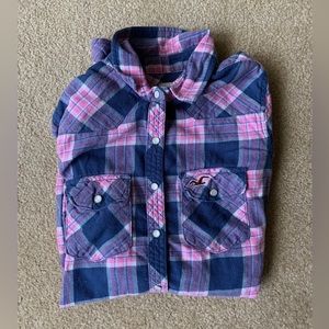Hollister flannel size XS